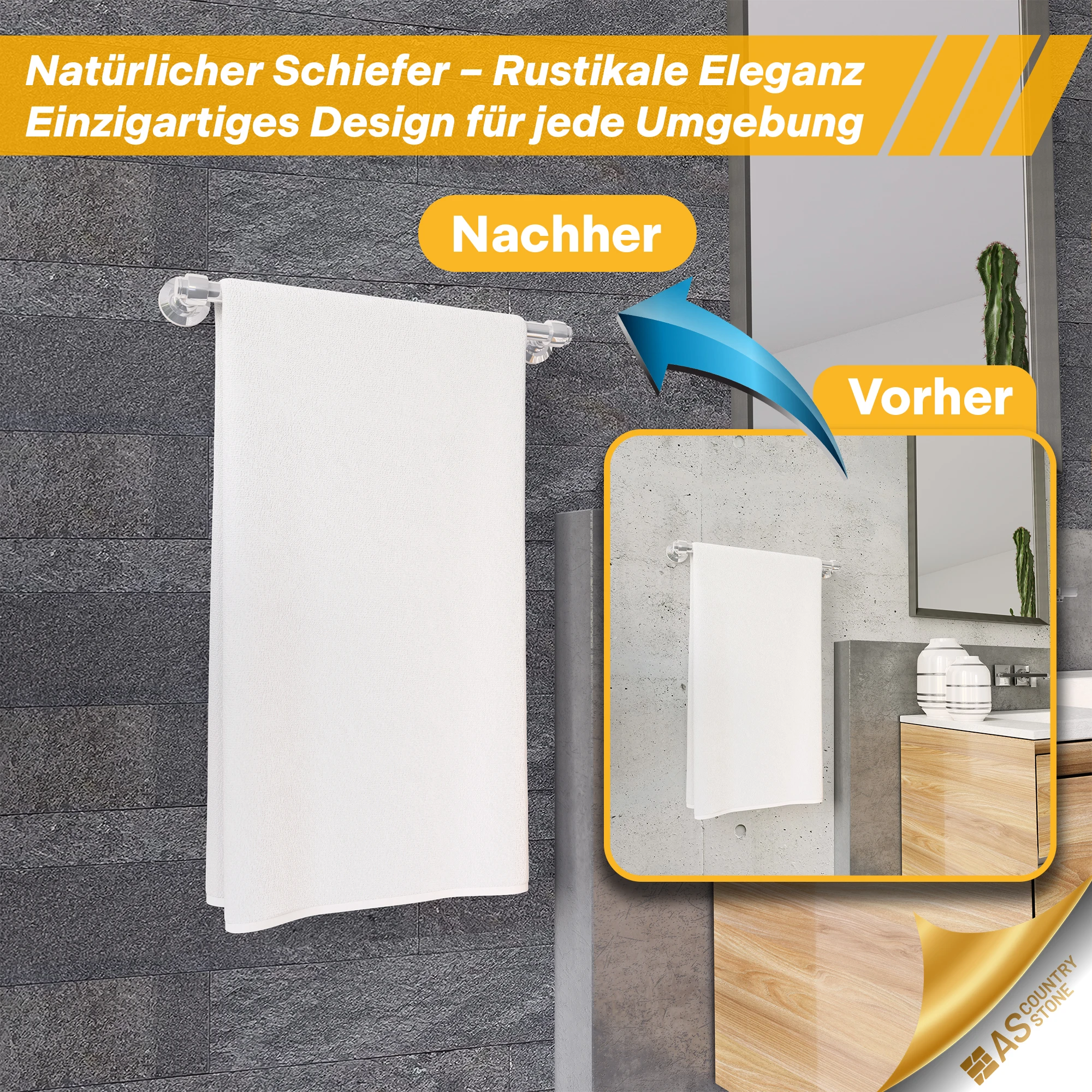 Wandverkleidung Dünnschiefer 2020