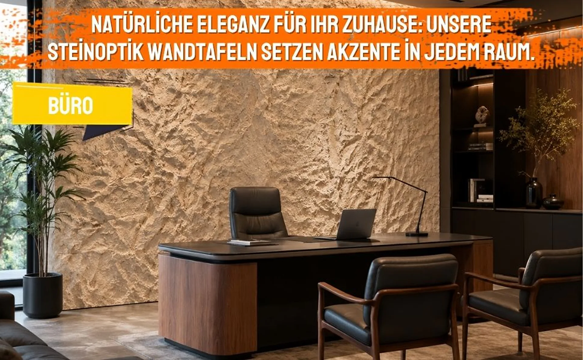 Wandpaneel Felsoptik Bohem