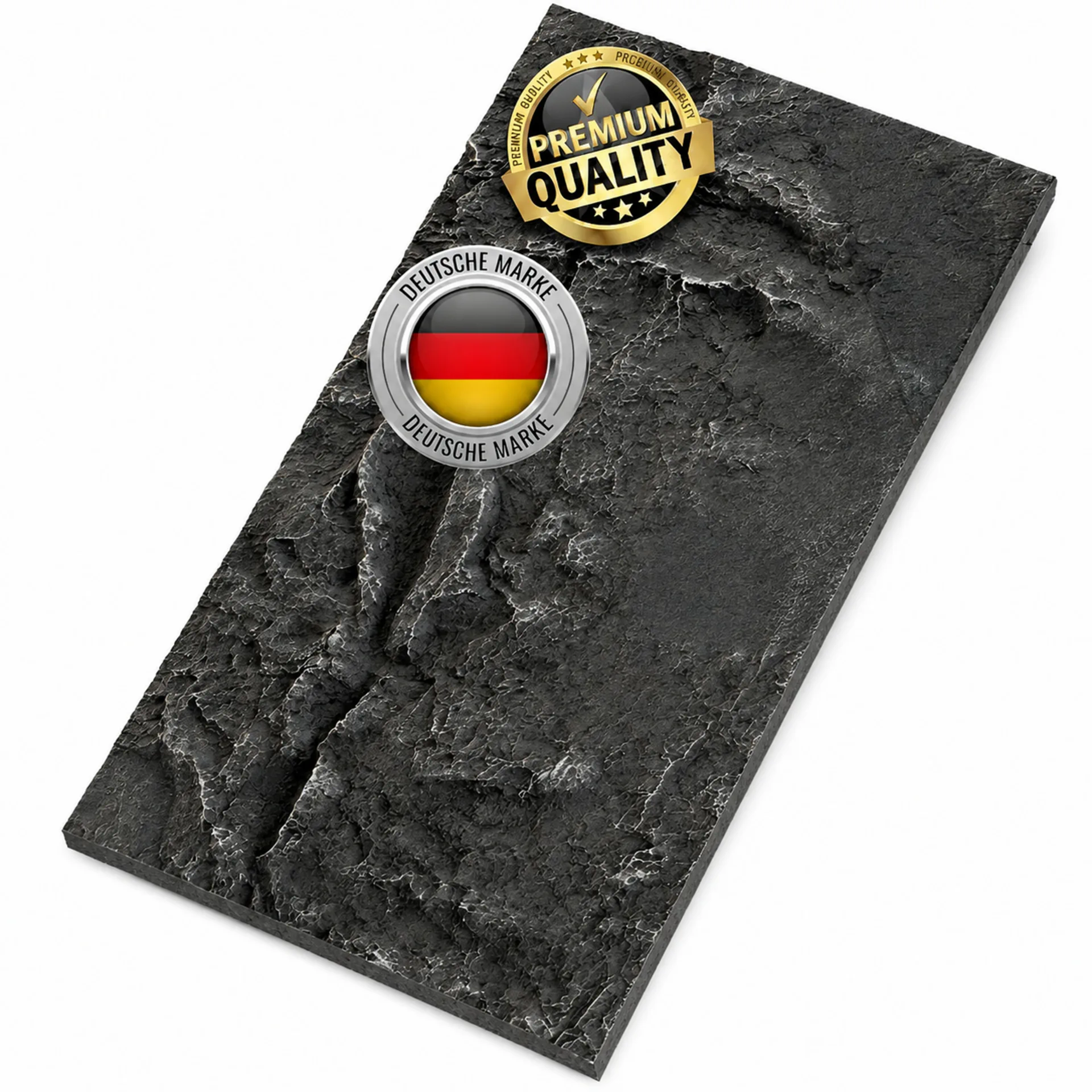 Wandpaneel Felsoptik Nero