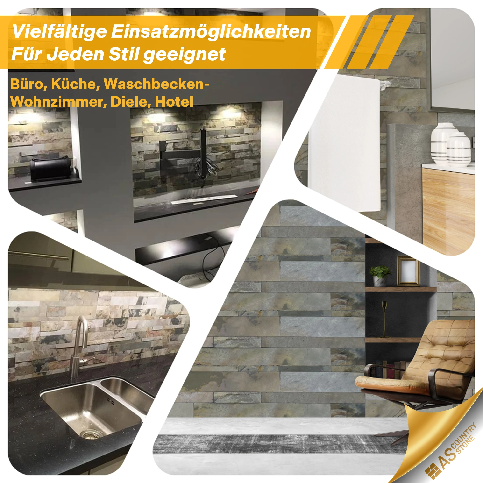 Wandverkleidung Dünnschiefer 2006