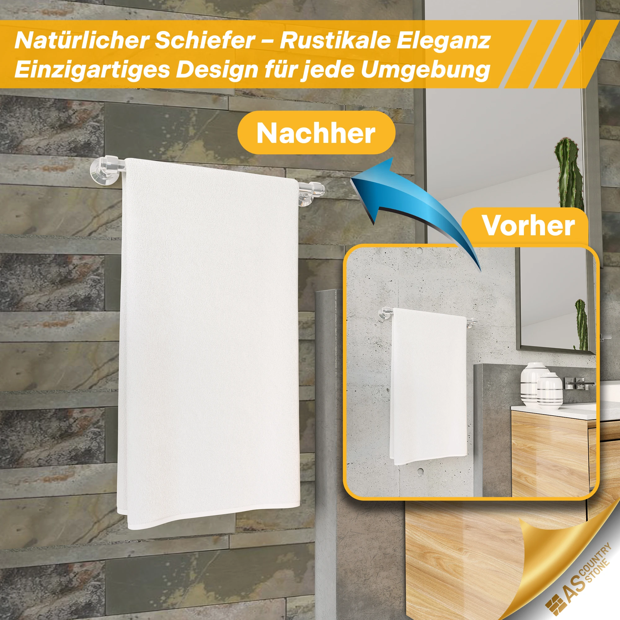 Wandverkleidung Dünnschiefer 2006