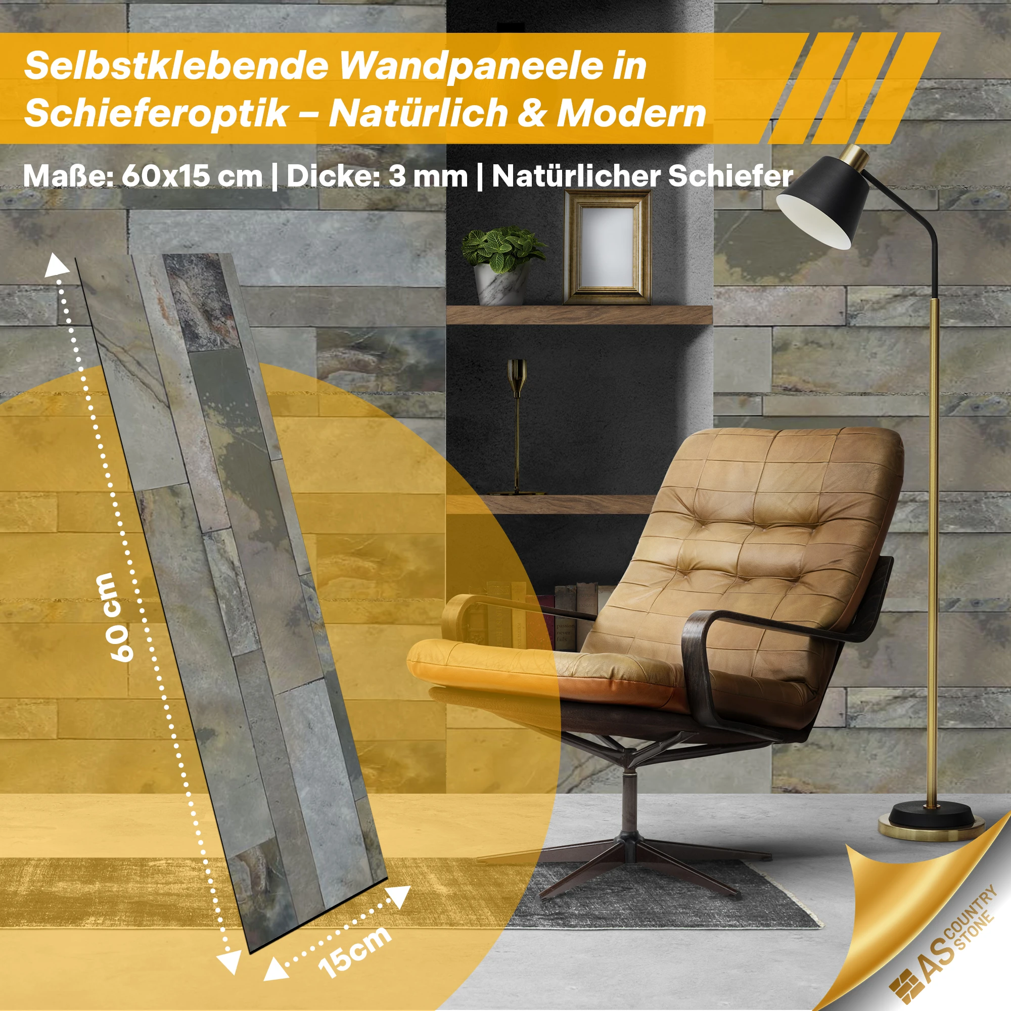 Wandverkleidung Dünnschiefer 2006